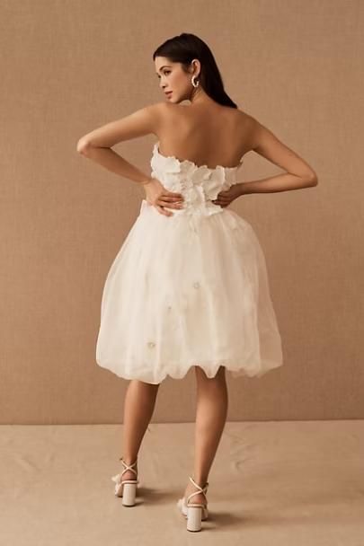 BHLDN Bryn Dress - Elegant Floral Lace Wedding Gown for Brides & Bridesmaids | Perfect for Outdoor Ceremonies & Garden Weddings