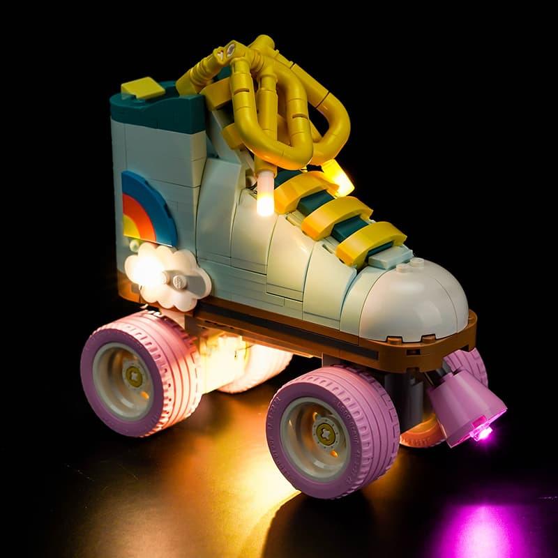 LEGO Retro Roller Skate 31148 Light Kit - DIY Building Block Lighting Set for Creative Display & Nighttime Play - Perfect for LEGO Fans & Collectors