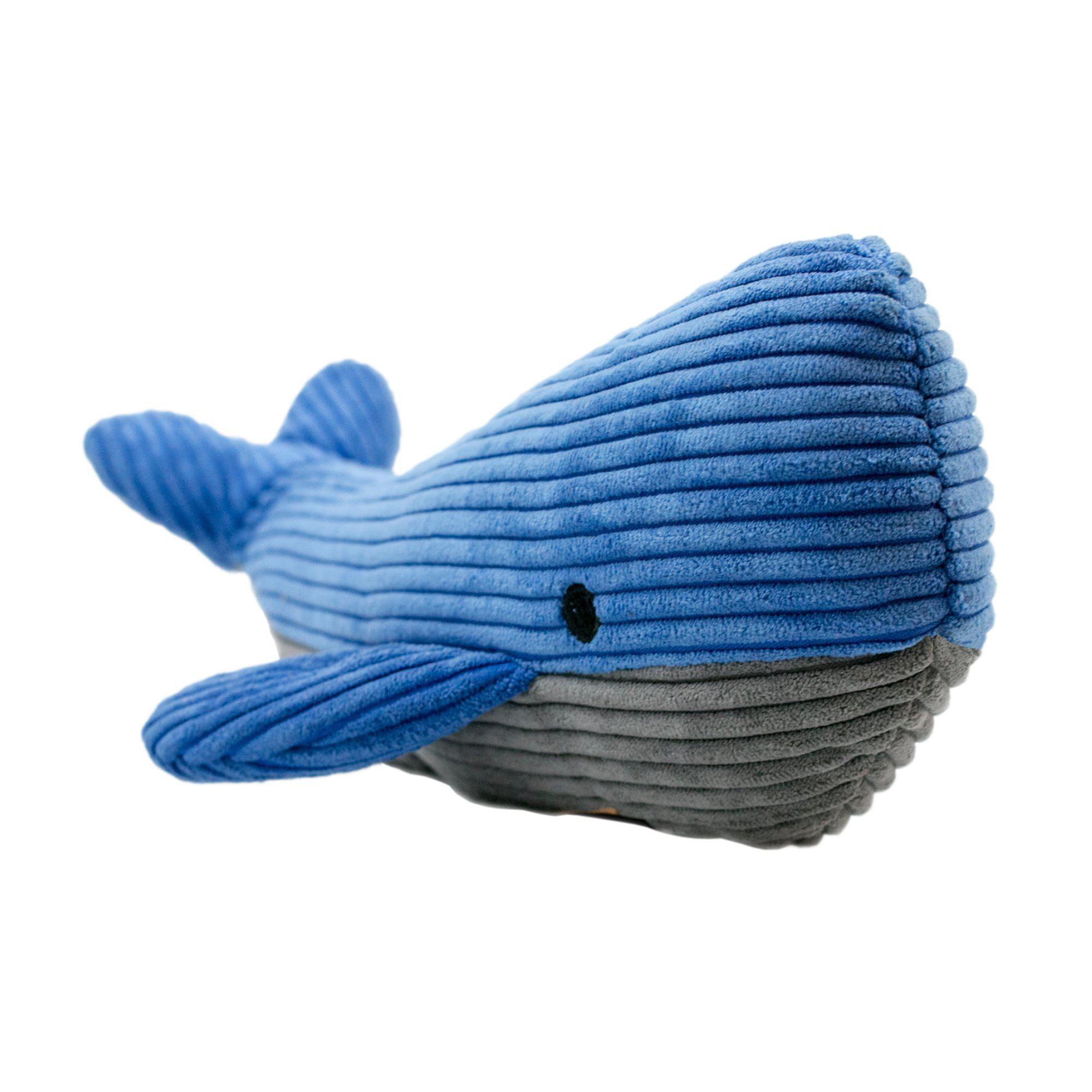 Soft Plush Whale Squeaker Toy for Dogs - Cute Interactive Chew Toy with Squeaker for Puppies & Small Pets - Perfect for Playtime, Training & Cuddling