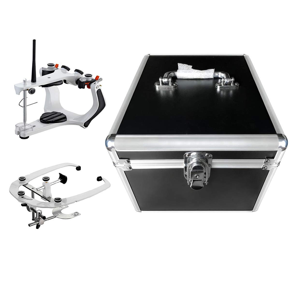 OUBO XG-A01 Aluminum Dental Articulator - High Precision Semi-Adjustable Lab Equipment with Standard Face-Bow | Perfect for Crown, Bridge & Denture Fabrication in Dental Laboratories