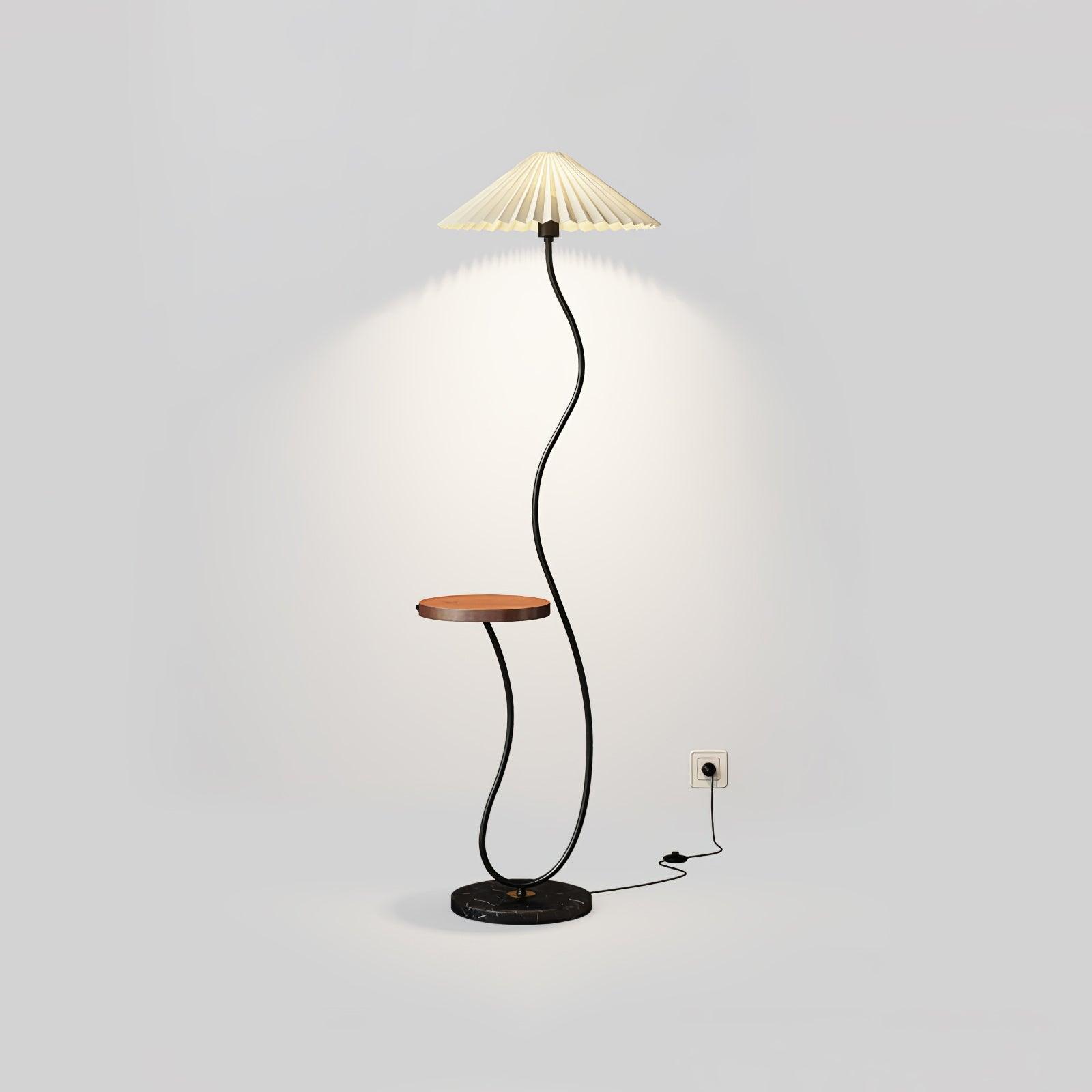 Modern Curvature Floor Lamp - Adjustable LED Standing Light for Living Room, Bedroom & Office - Stylish Home Decor Lighting for Reading & Relaxation