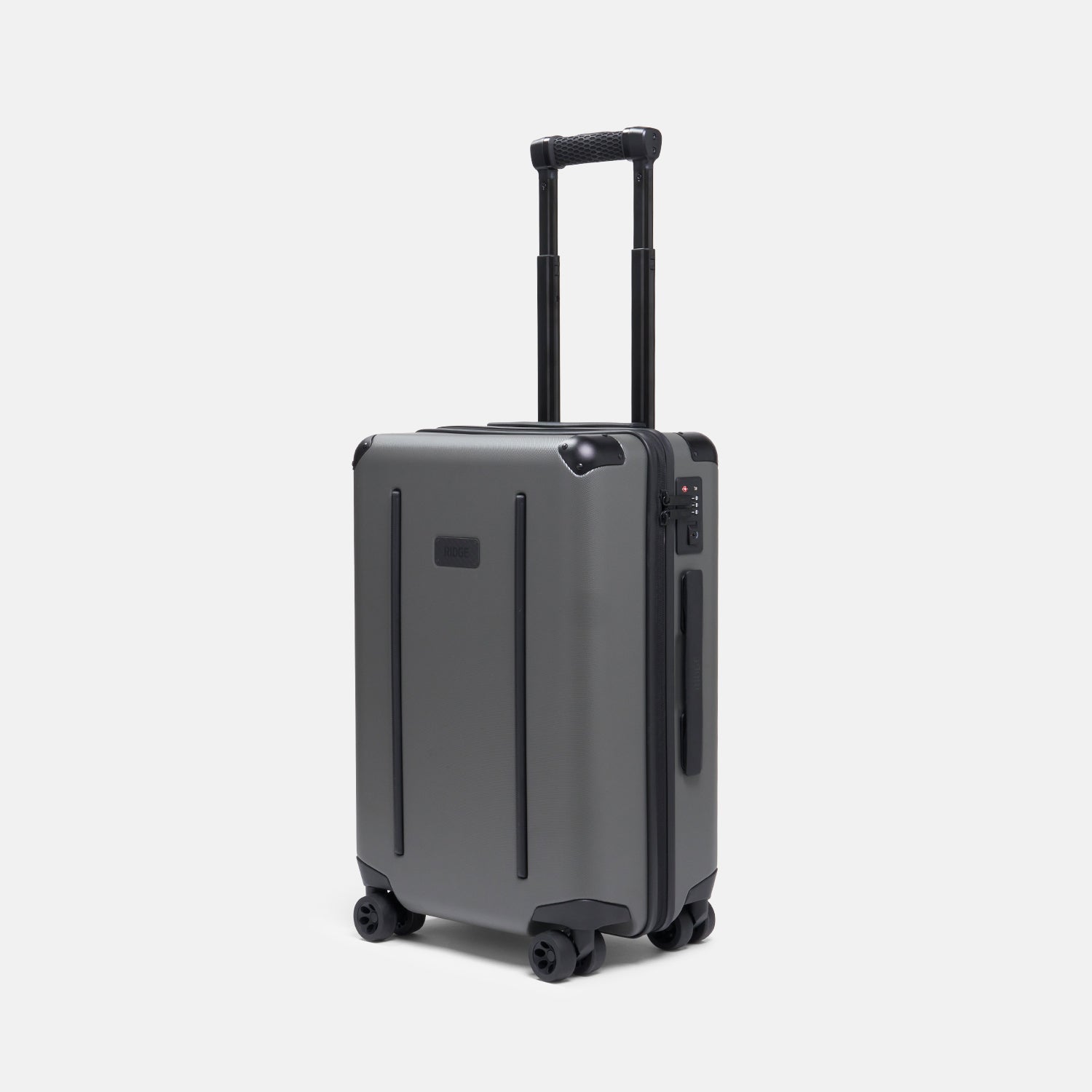 The Ridge Carry On Luggage - Gunmetal Gray Travel Suitcase for Business & Vacation | Durable & Stylish Carry-On Bag for Airplane Travel