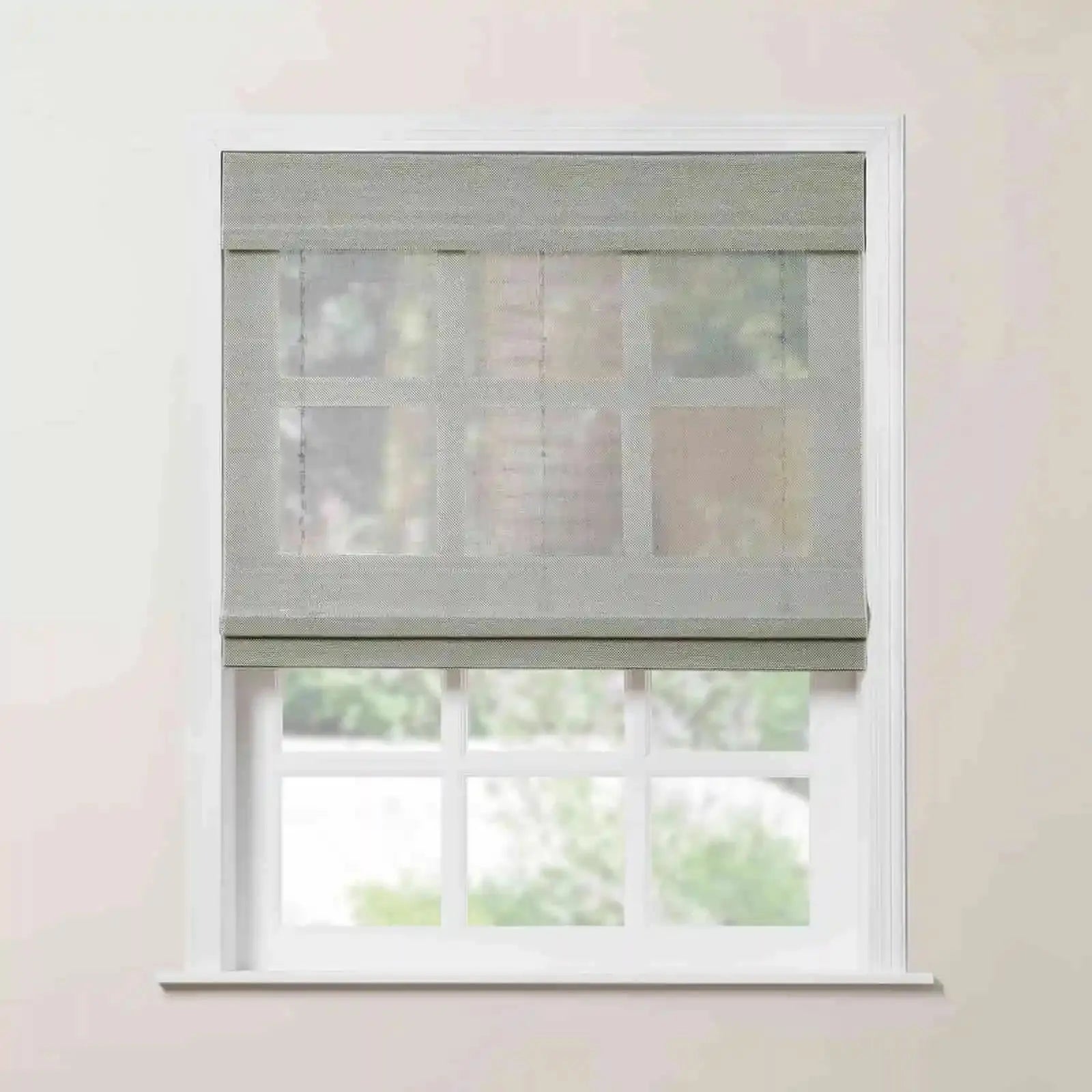 Rae Natural Ramie Bamboo Woven Shades - Series P | Eco-Friendly Window Coverings for Living Room, Bedroom & Patio | Light Filtering & UV Protection