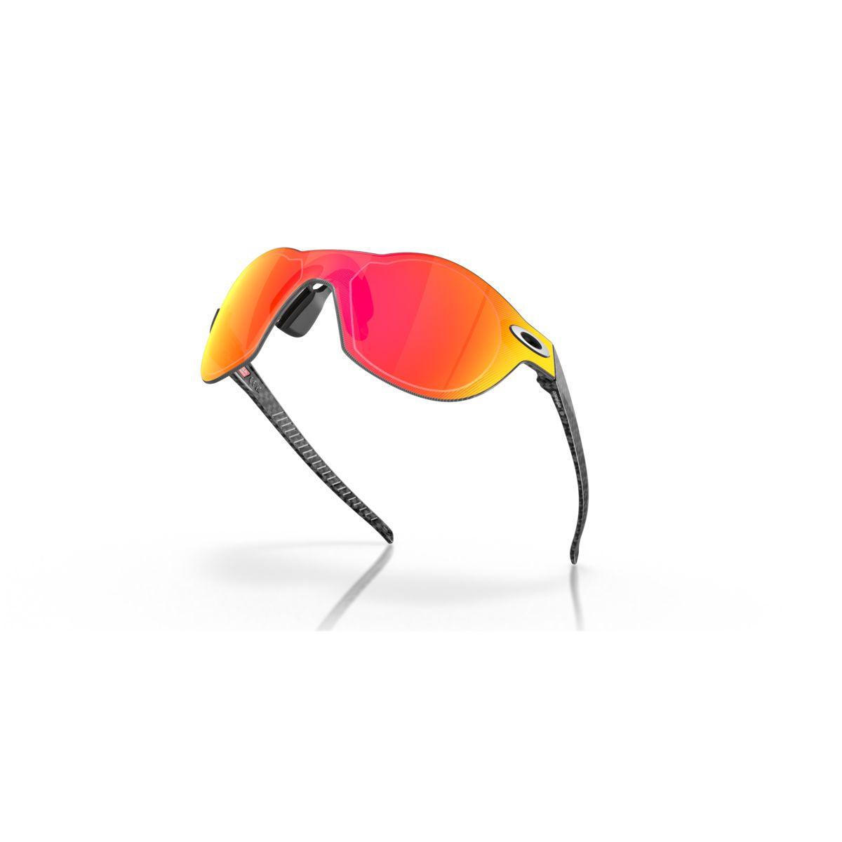 Oakley Re:Subzero Carbon Fiber Sunglasses with Prizm Ruby Lenses - 0OO9098 909802 - Perfect for Running, Cycling & Outdoor Sports