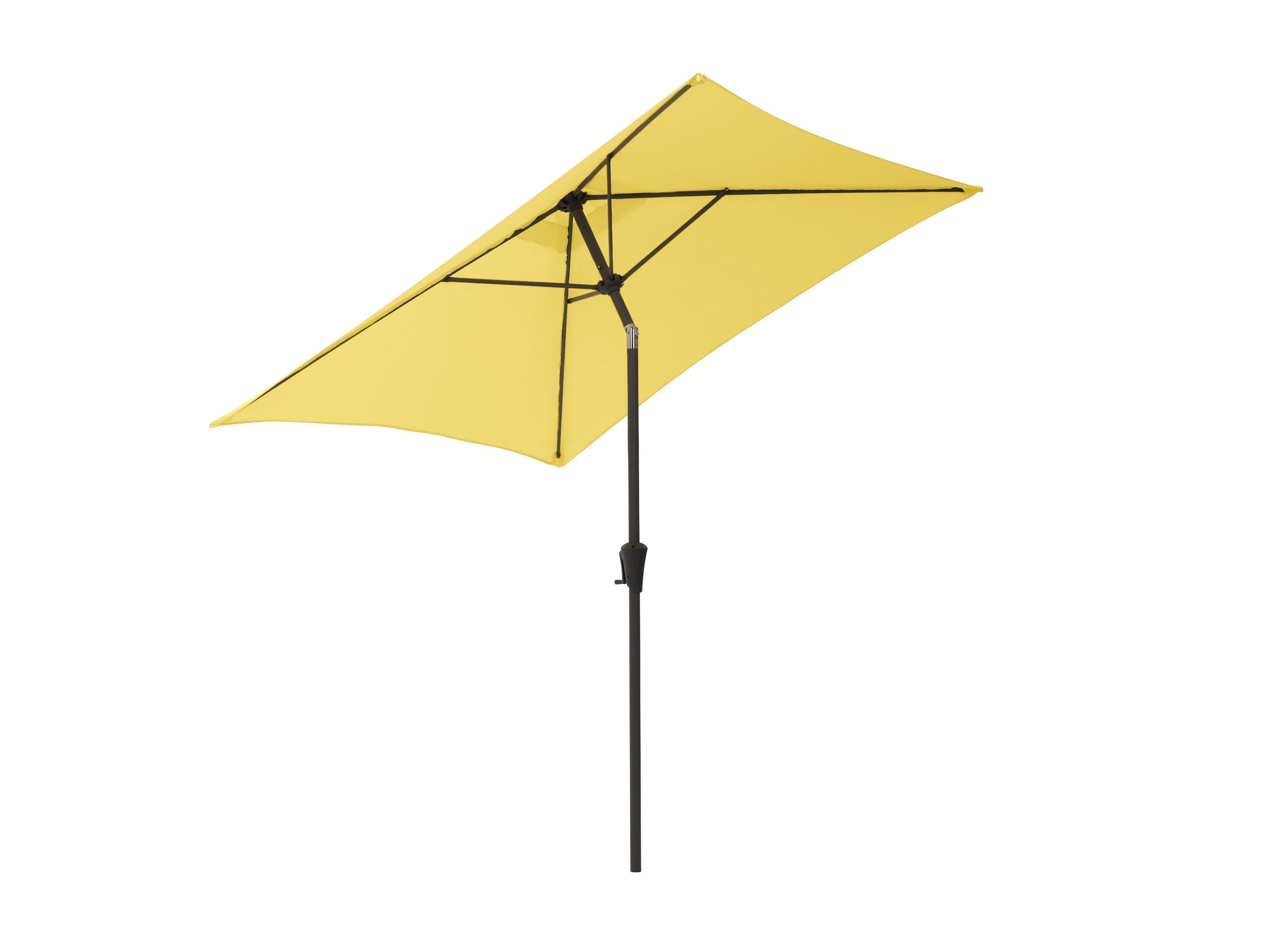9ft Yellow Square Patio Umbrella - UV Protection Outdoor Sun Shade for Pool, Garden, and Backyard Relaxation