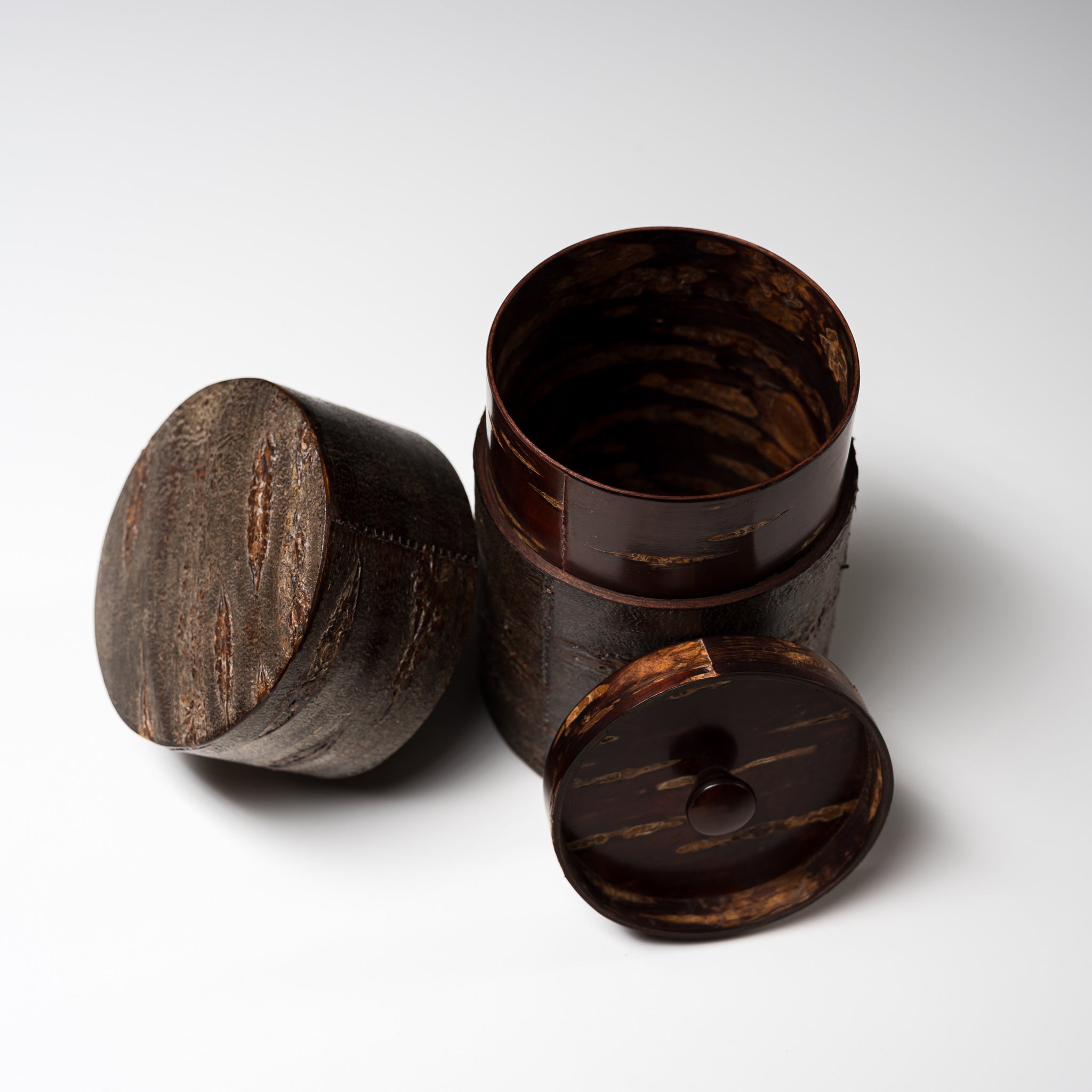 Premium Tomioka Cherry Bark Tea Caddy - Sokawa Chirashi Large Size | Handcrafted Japanese Birchwood Tea Storage Box | Perfect for Matcha, Loose Leaf Tea & Coffee Pods Organization
