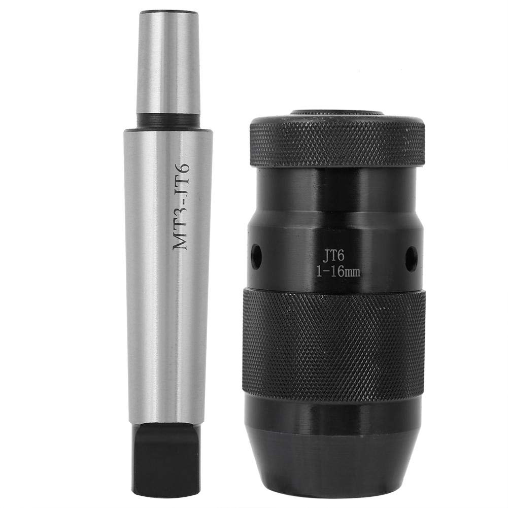 1-16mm Self Locking Drill Chuck - Keyless Self Tightening Chuck for Precision Drilling - Perfect for Woodworking, Metalworking, and DIY Projects