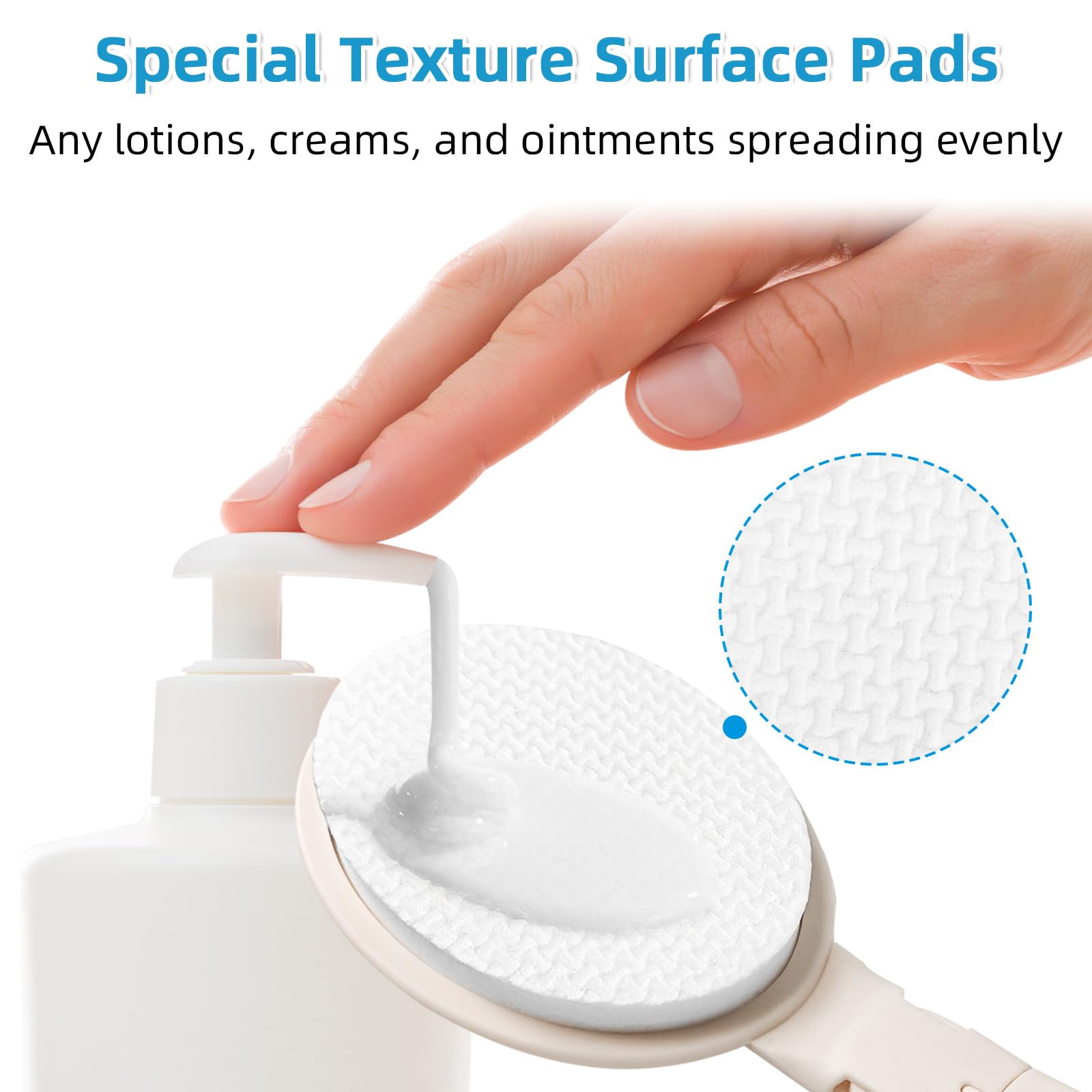 Back Lotion Applicator for Self Application - Sunscreen, Self-Tanning & Skin Cream Applicator for Women - Perfect for Legs, Feet & Acne Treatment - Ideal for Sun Protection & At-Home Skincare Routine