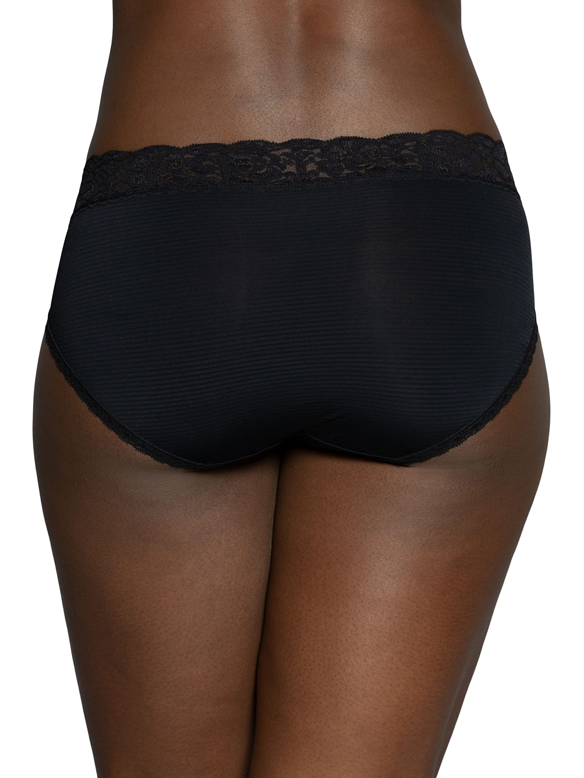 Vanity Fair Women's Flattering Lace Panties - Lightweight Silky Underwear with Superior Stretch for Everyday Comfort & Feminine Style | Perfect for Work, Date Night & Special Occasions