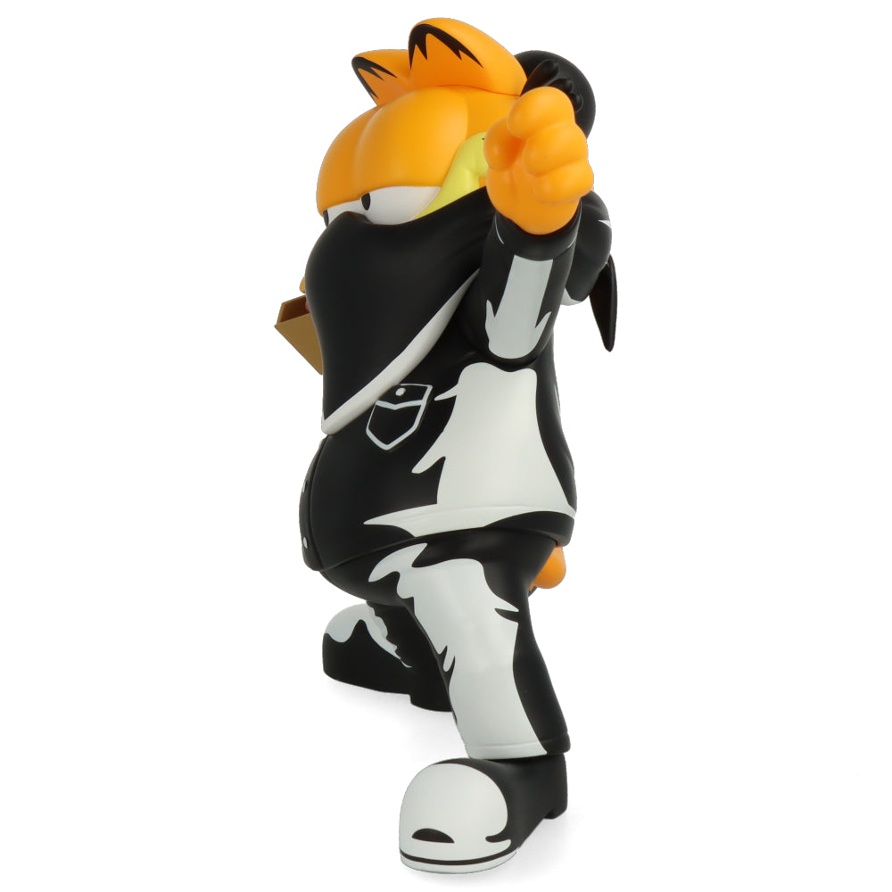 Garfield Lasagna Bomber Jacket by Ndikol - Fun Cartoon Character Coat for Cosplay, Halloween & Casual Wear