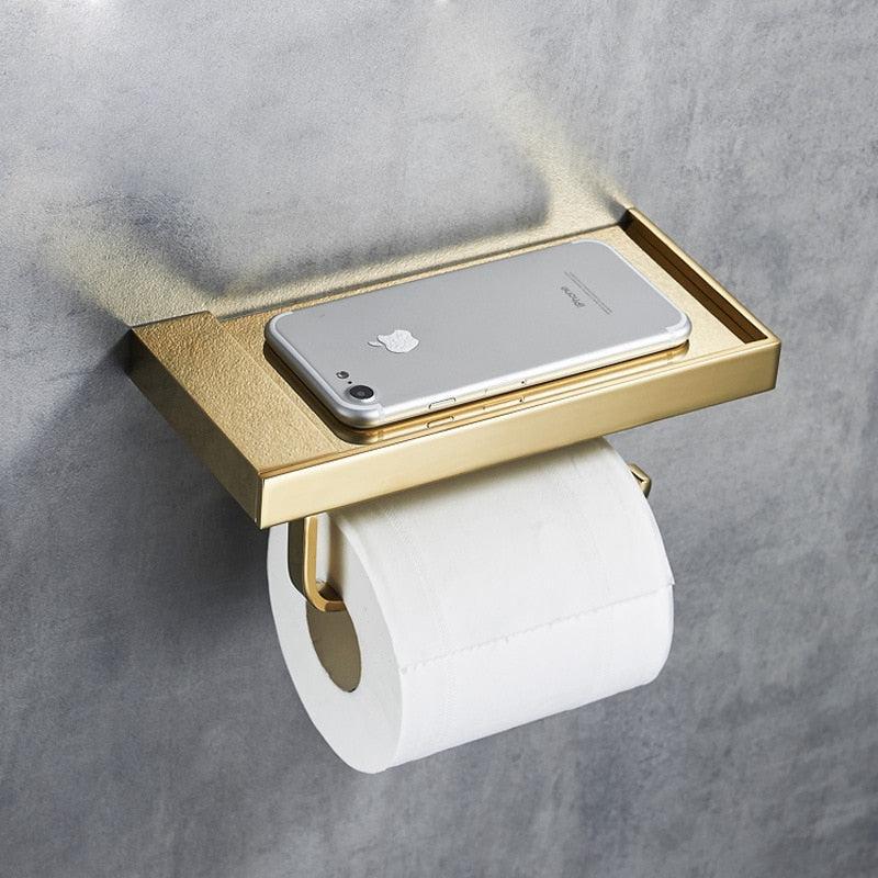 Copper Park Stainless Steel Paper Towel Holder Wall Mount - Space Saving Kitchen Organizer for Paper Rolls & Towels - Perfect for Home, Office, or Restaurant Use
