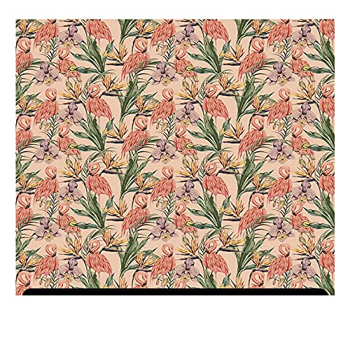 Flamingo and Flower