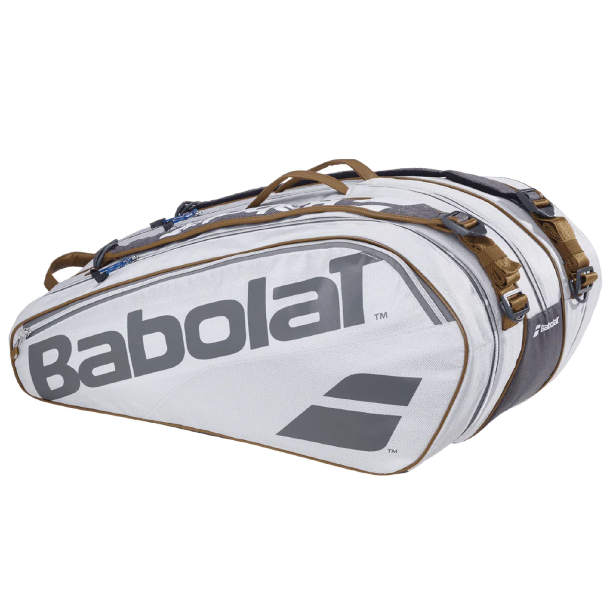 Babolat RH X9 Pure Wimbledon Tennis Bag - White | Premium Tennis Gear for Players & Fans | Perfect for Tournaments, Training & Travel
