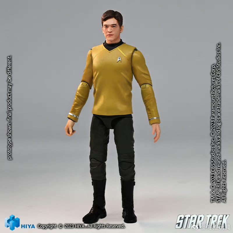 1/18 HIYA 4inch Action Figure Exquisite Mini Series STAR TREK 2009 Sulu - Collectible Movie Character Model for Display & Play - Perfect for Fans, Gift Giving, and Sci-Fi Collectors