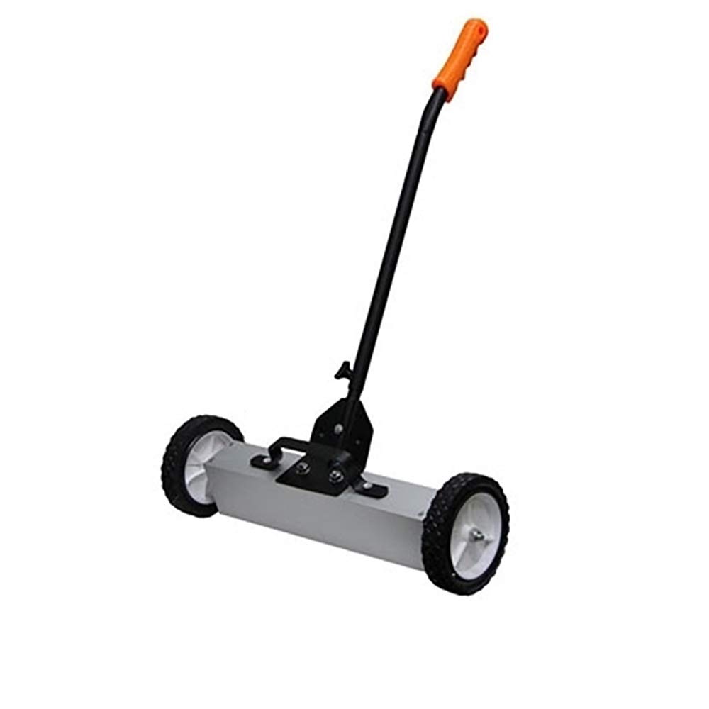 ATO 24 Inch Heavy Duty Magnetic Sweeper - 34 lbs Industrial & Home Use with Adjustable Handle & Floor Clearance - Perfect for Workshop, Garage, Construction Sites & Driveway Cleaning