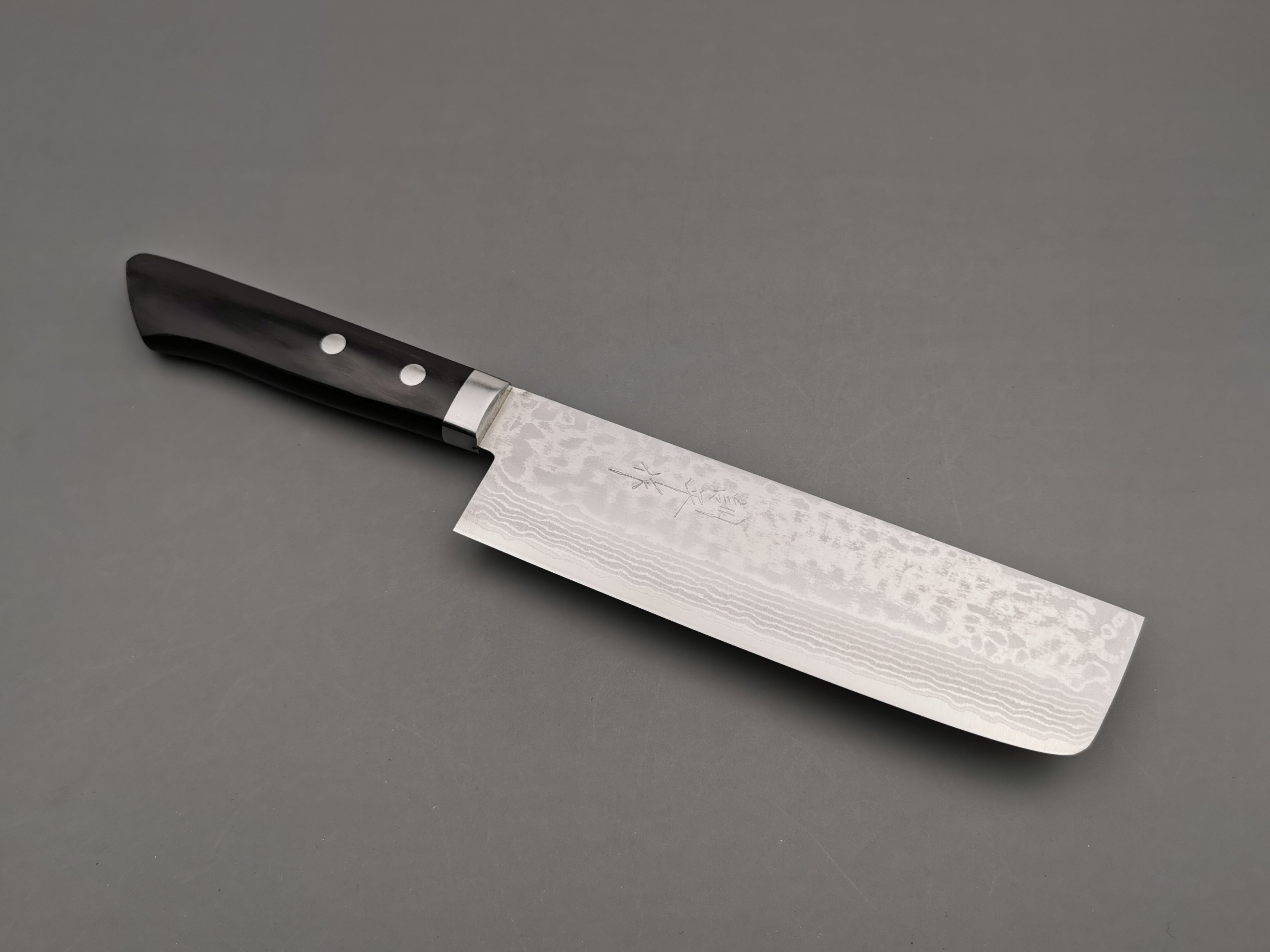 Masutani Hamono V10 Damascus Nakiri Knife - 7.1