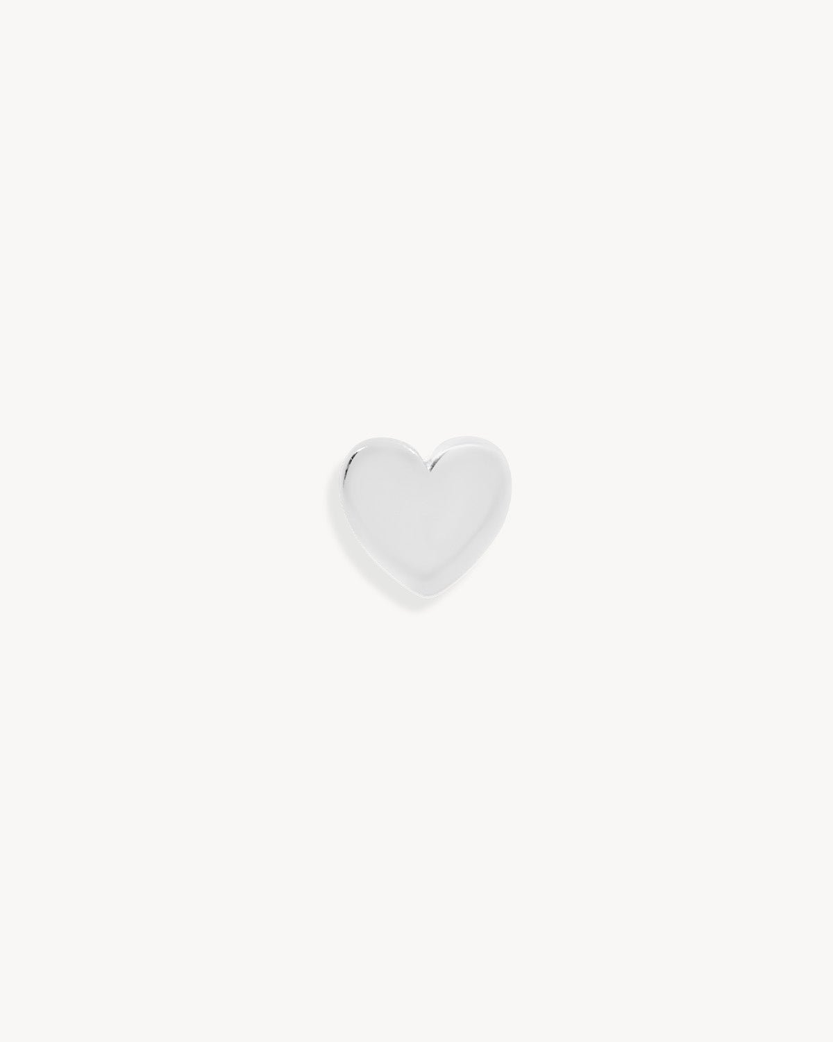 14K Solid White Gold Sweetheart Earrings for Women - Dainty Heart Stud Earrings for Valentine's Day, Anniversary & Everyday Wear