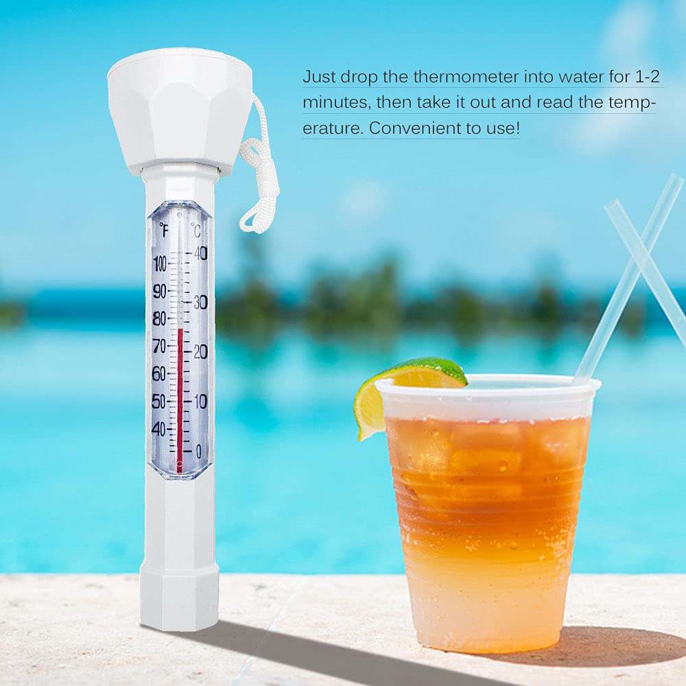 Swimming Pool Thermometer - Easy to Read Digital Water Temperature Gauge for Spa, Pool, Pond & Hot Tub | Perfect for Monitoring Water Safety & Comfort