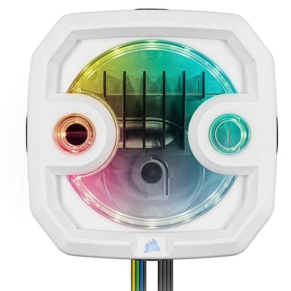 Corsair Hydro X Series iCUE XH303i RGB PRO WHITE Custom Liquid Cooling Kit - High Performance RGB Water Cooling for PC Gaming & Overclocking - Perfect for Gaming Rigs, Streaming Setups & High-End Workstations