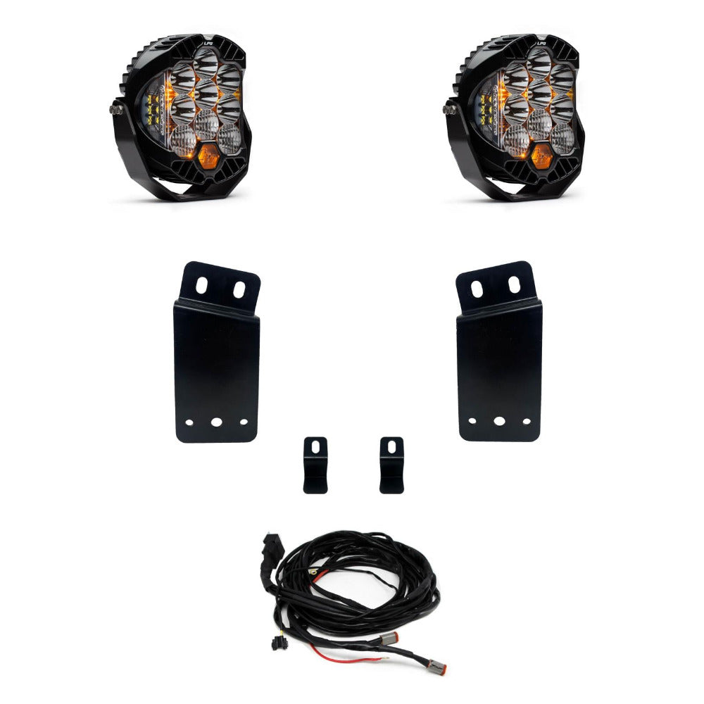 2021-2024 Ram TRX 1500 Baja Designs LP9 Pro LED Bumper Light Kit - Off-Road Lighting for Night Driving & Adventure