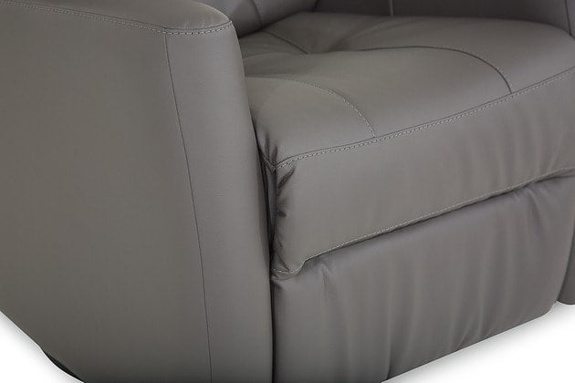 Baltic II Power Swivel Glider Recliner Chair with Adjustable Headrest - Modern Comfort for Living Room, Nursery & Home Theater Relaxation