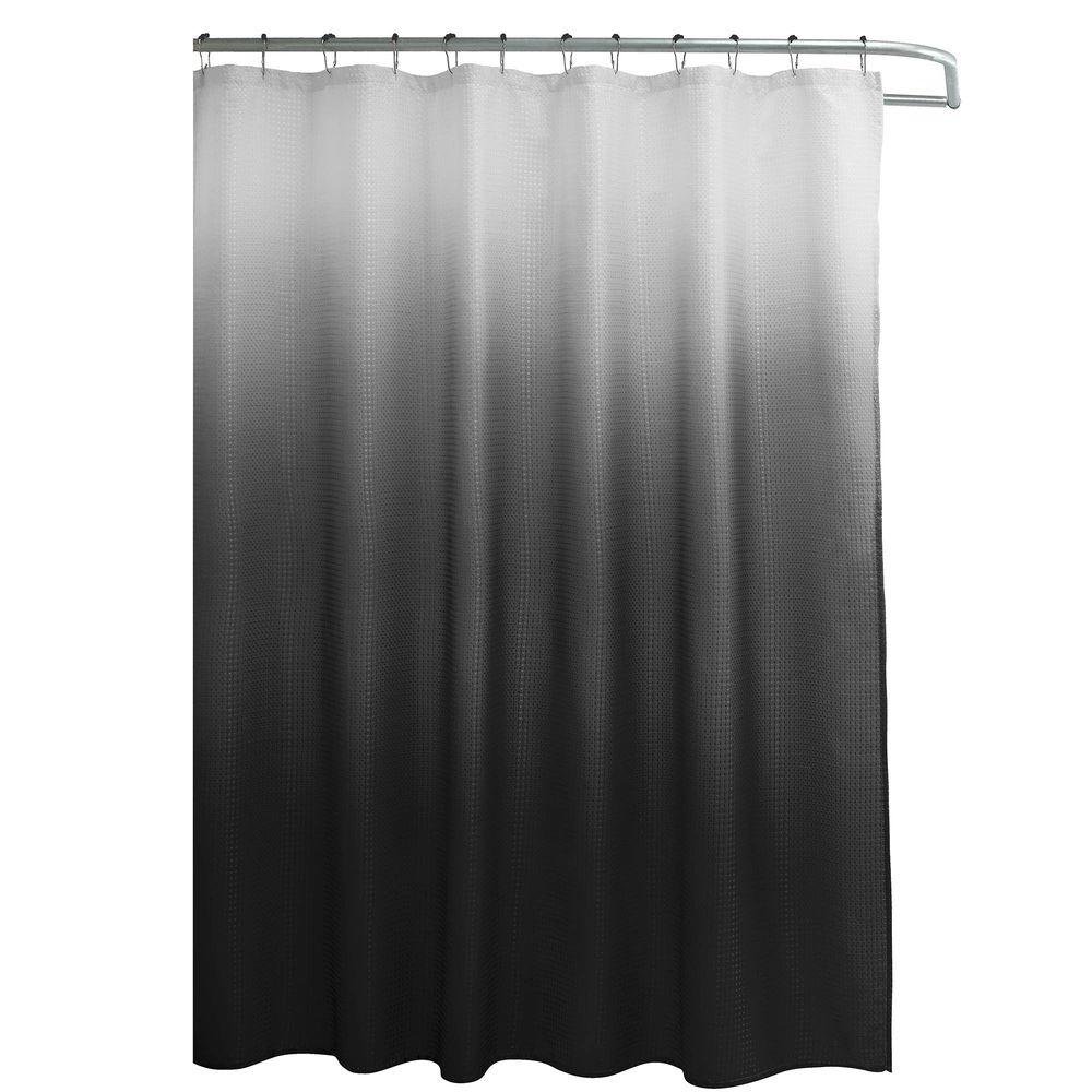 Waffle Weave Shower Curtain Set - 70