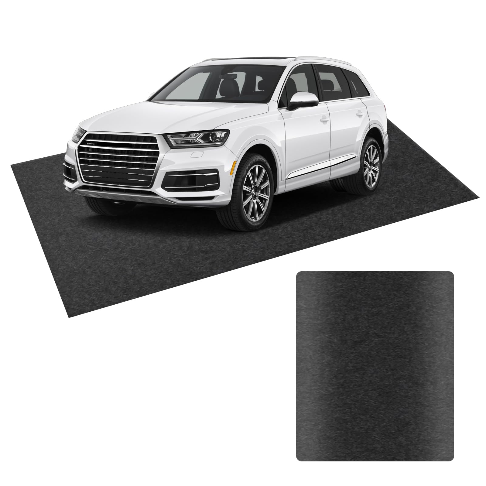 AAIN Heavy Duty Garage Floor Mat 17' x 7'4