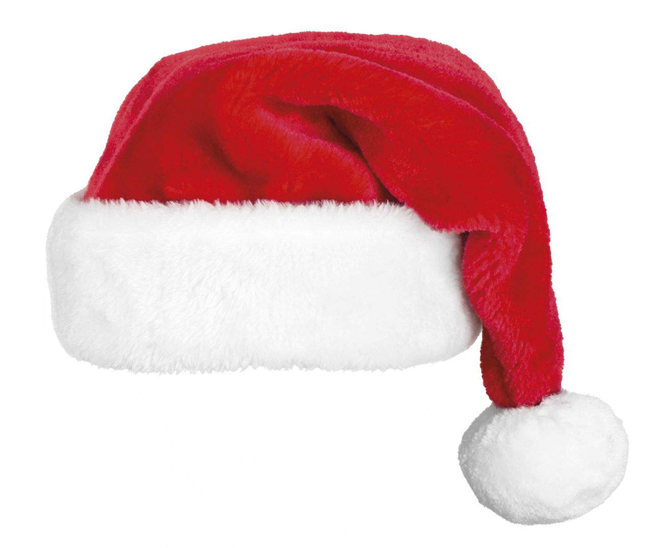 Festive Christmas Hat - Red and White Santa Hat for Holiday Parties, Xmas Celebrations & Family Gatherings - Perfect for Christmas Photos, Caroling & Festive Decorations