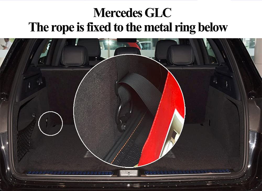 Rear Cargo Dog Barrier for Mercedes GLC Class SUV - Heavy Duty Pet Divider for Car Safety, Travel & Road Trips