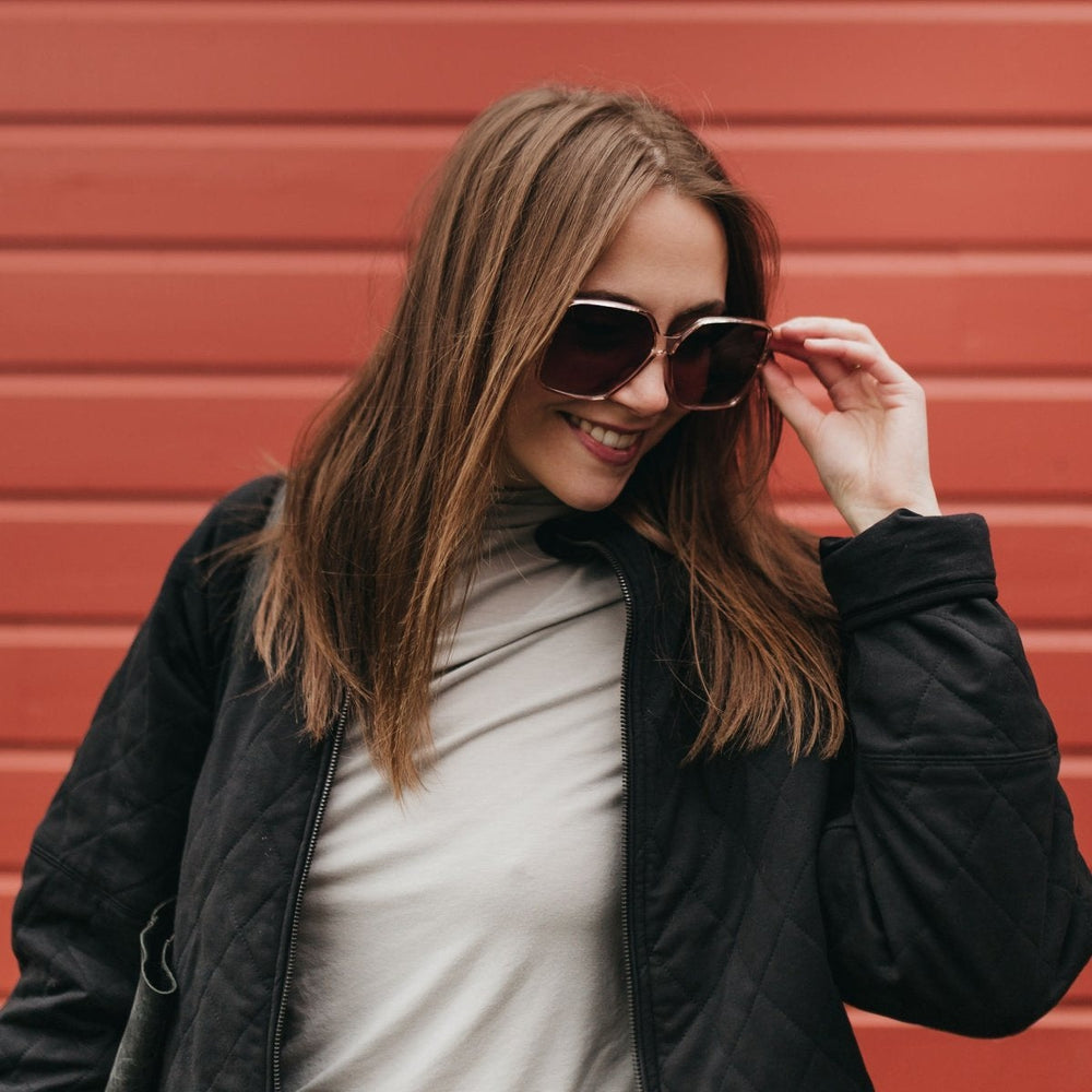 Hanna Hexagon Frame Sunglasses for Women - Trendy Retro Cat Eye Sunglasses with UV Protection - Perfect for Beach, Driving, and Outdoor Activities