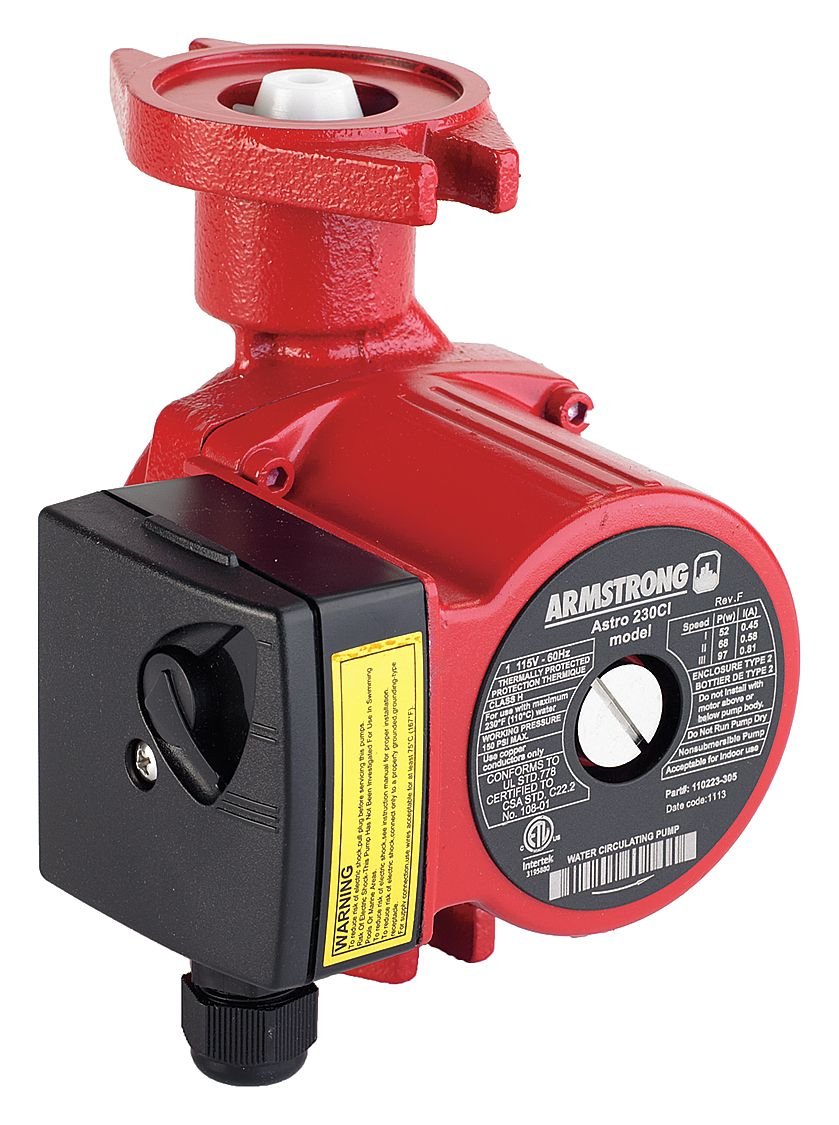 Armstrong Astro 230Ci Cast Iron Flanged Centrifugal Pump - 3 Speed, 110223-305 - Ideal for HVAC, Water Circulation & Industrial Applications