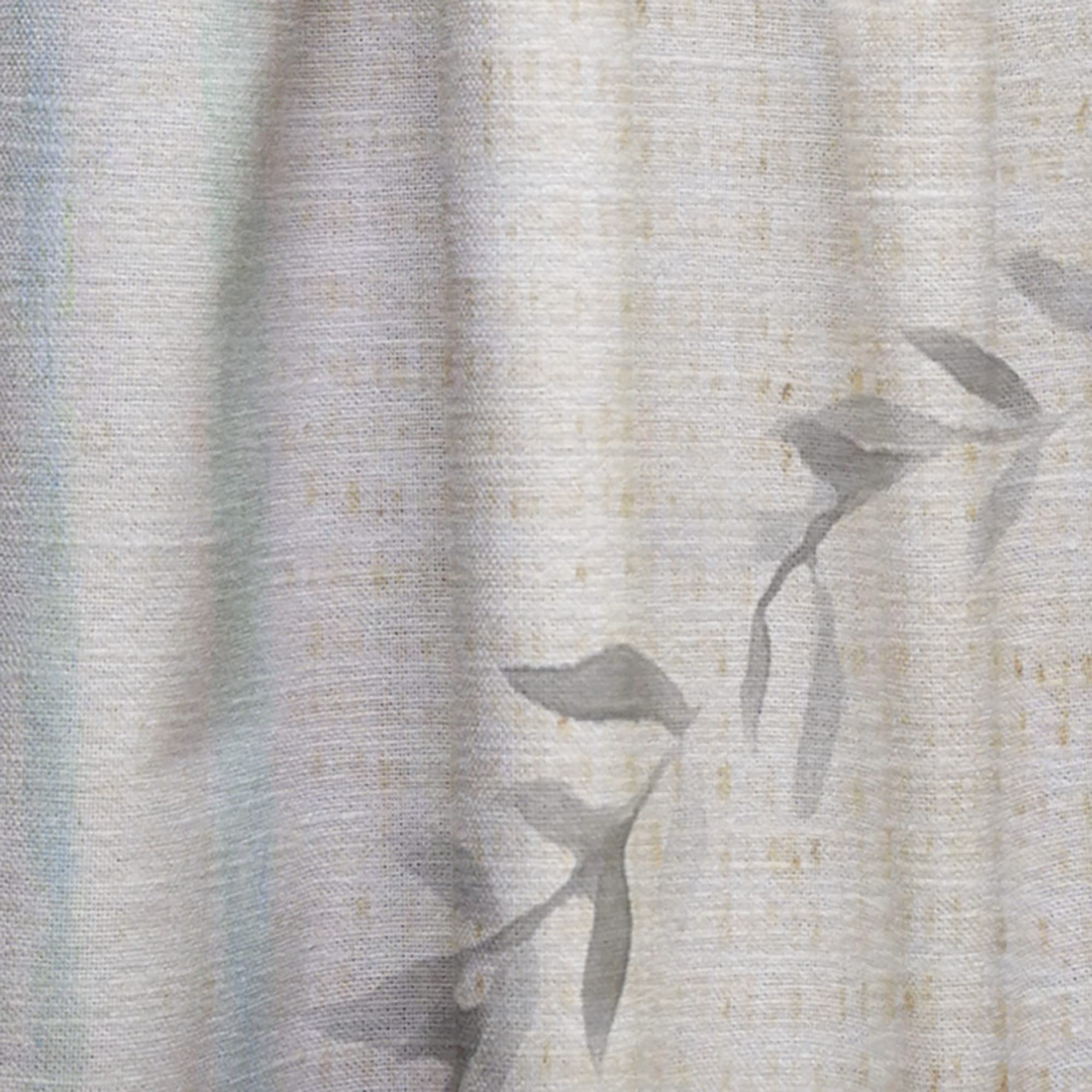 Farmhouse Floral Blackout Curtains - Thermal Insulated Single Panel 52x90 - Elegant Window Drapes for Bedroom & Living Room - Perfect for Home Decor & Light Control
