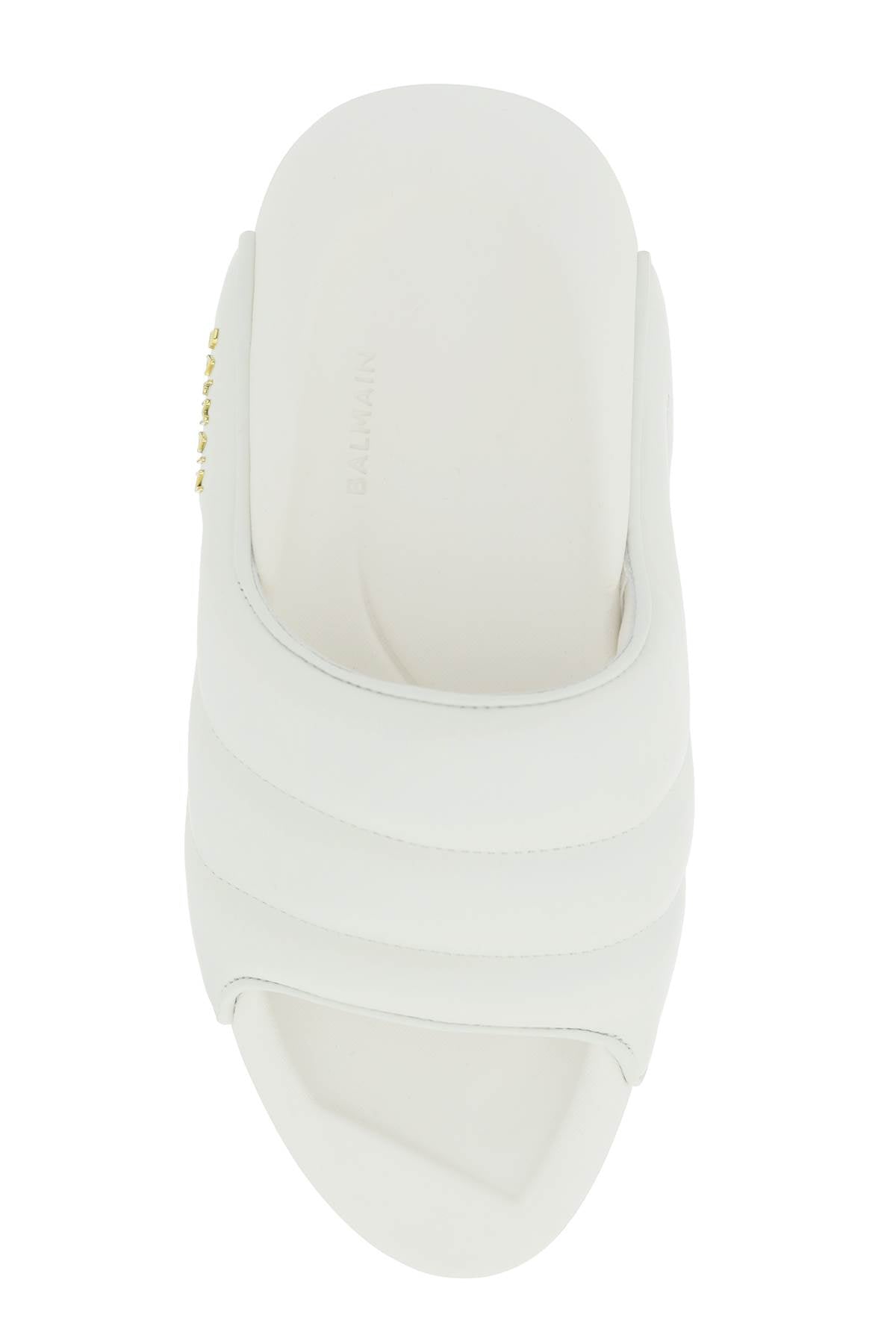Balmain 'B It' Quilted Leather Slides for Women - Luxury Designer Slip-On Loafers - Perfect for Casual Outings, Office Wear & Travel