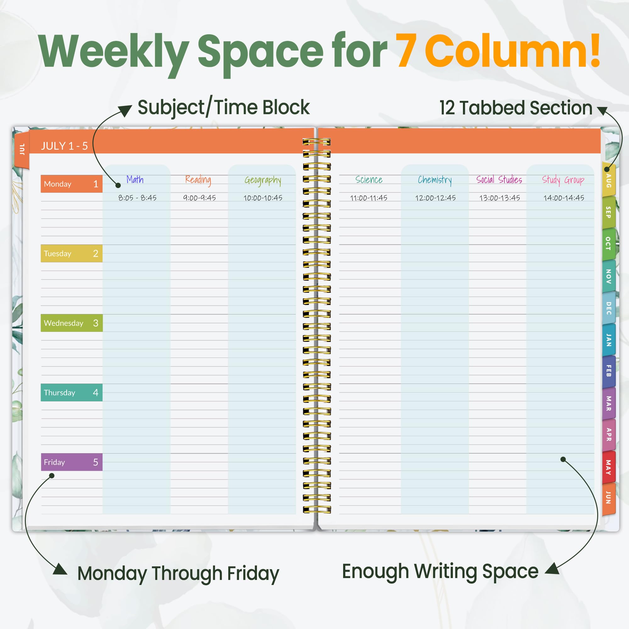 SUNEE 2024-2025 Teacher Planner - 8.5