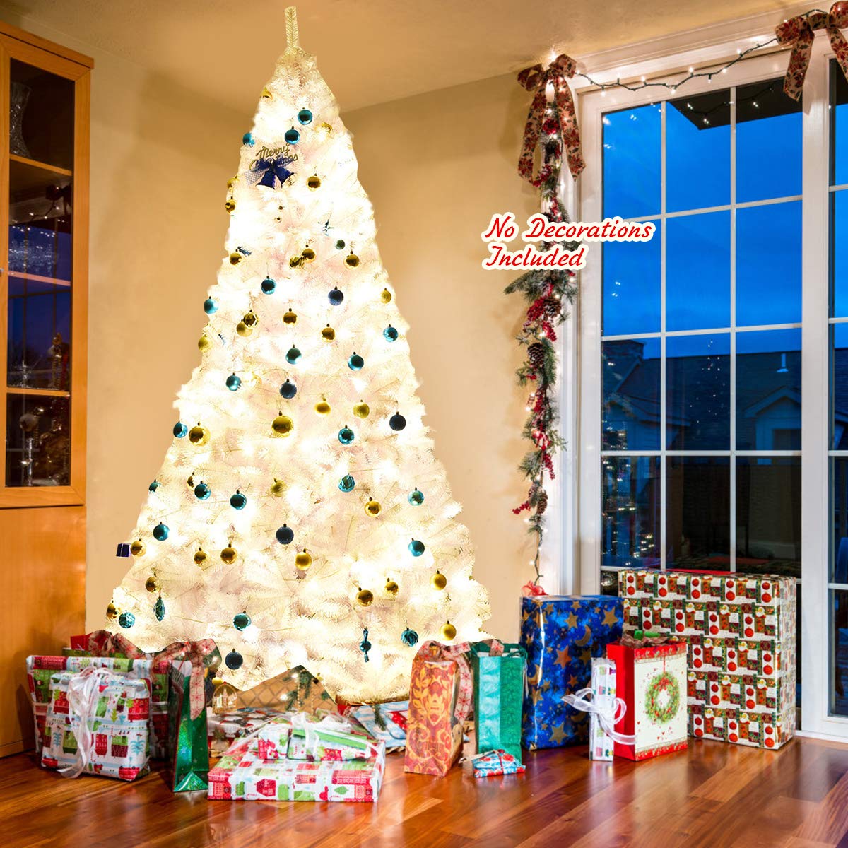 9 FT Classic Pine Artificial Christmas Tree - Hinged PVC with Metal Stand for Indoor & Outdoor Holiday Decor | Easy Assembly for Home, Office & Party Decorations