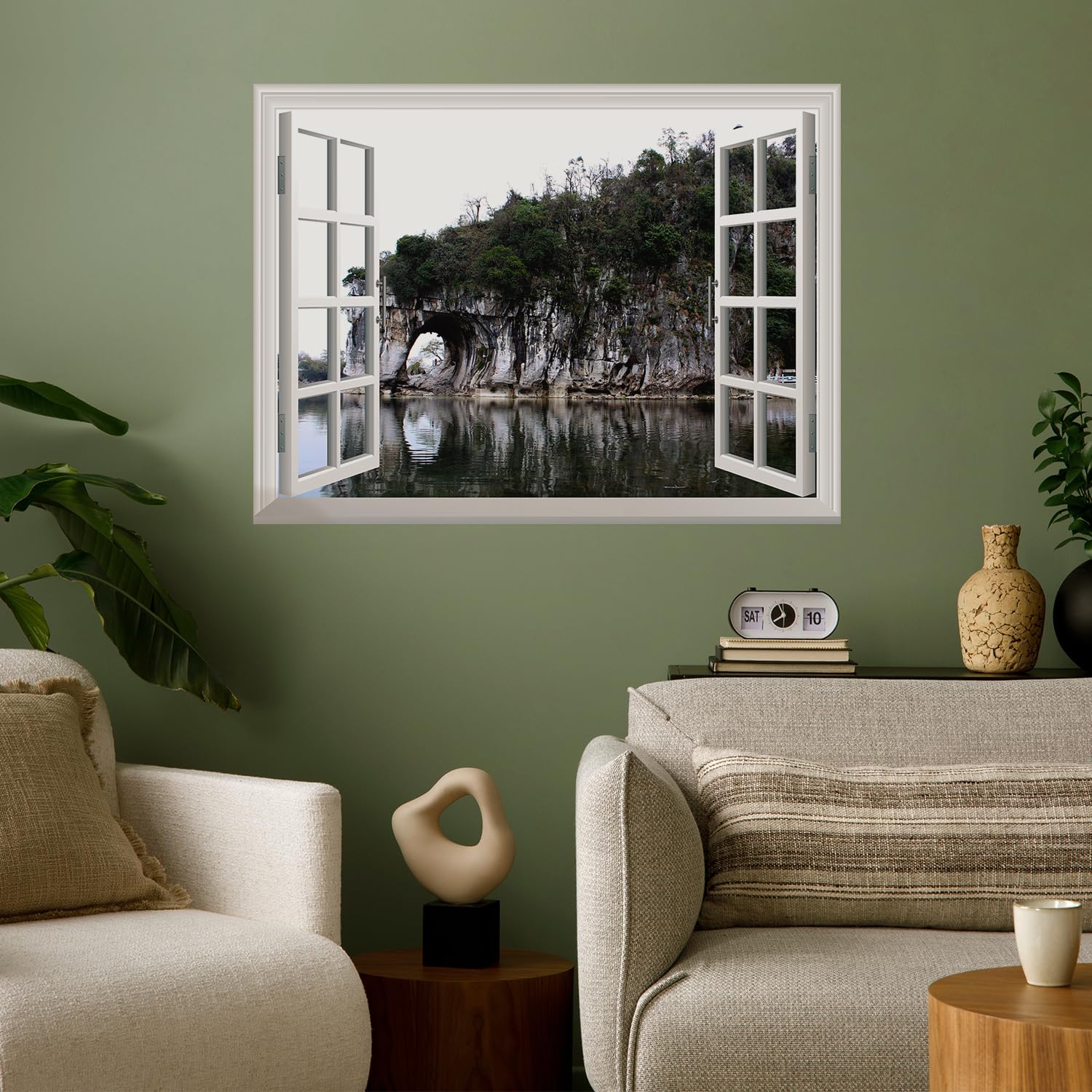 Wall26 Removable Wall Sticker & Mural - Stunning Elephant Trunk Hill Landscape | 36
