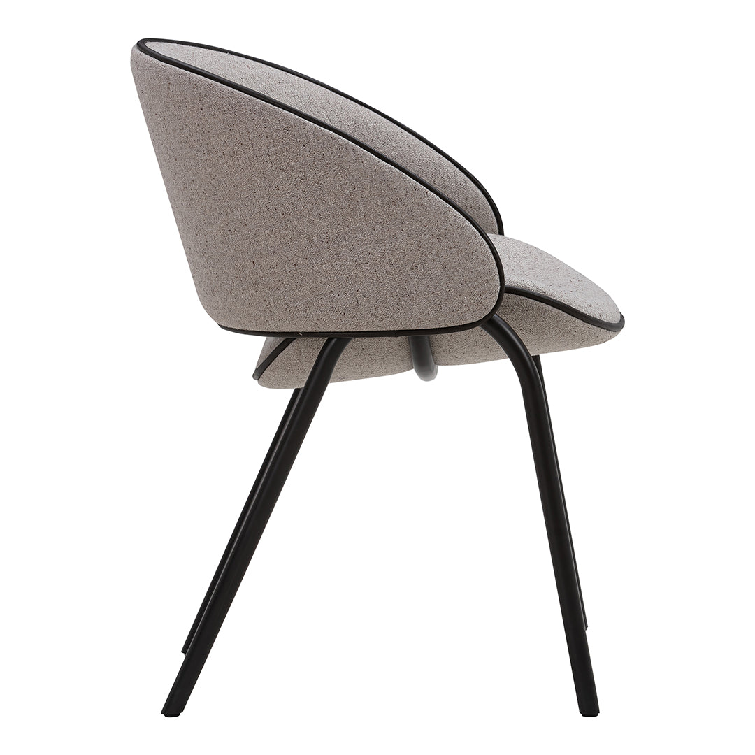 Folium Dining Chair - Modern Wooden Dining Room Chair with Cushion - Perfect for Kitchen, Dining Room, and Home Office