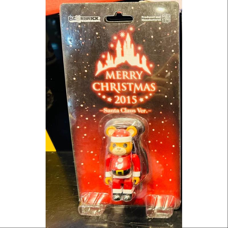 Limited Edition Be@rbrick MERRY CHRISTMAS 2015 Santa Claus Ver. 100% Collectible Figure - Perfect for Holiday Decor, Gift Giving & Anime Collections