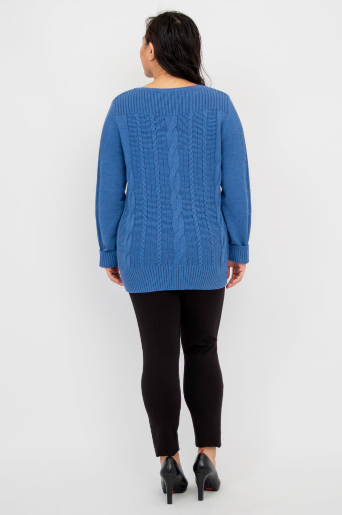 Cora Sweater for Women - Soft Cotton Knit Pullover | Claira Style | Perfect for Casual Wear & Layering