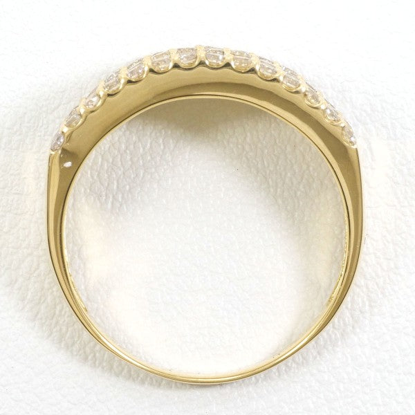 18K Yellow Gold Diamond Ring with Yellow Diamonds - Elegant Jewelry for Weddings, Anniversaries & Special Occasions