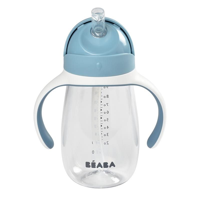 2 in 1 Baby Training Bottle with Soft Spout & Handles - Transition from Breastfeeding to Sippy Cup - Perfect for Infants & Toddlers Learning to Drink Independently