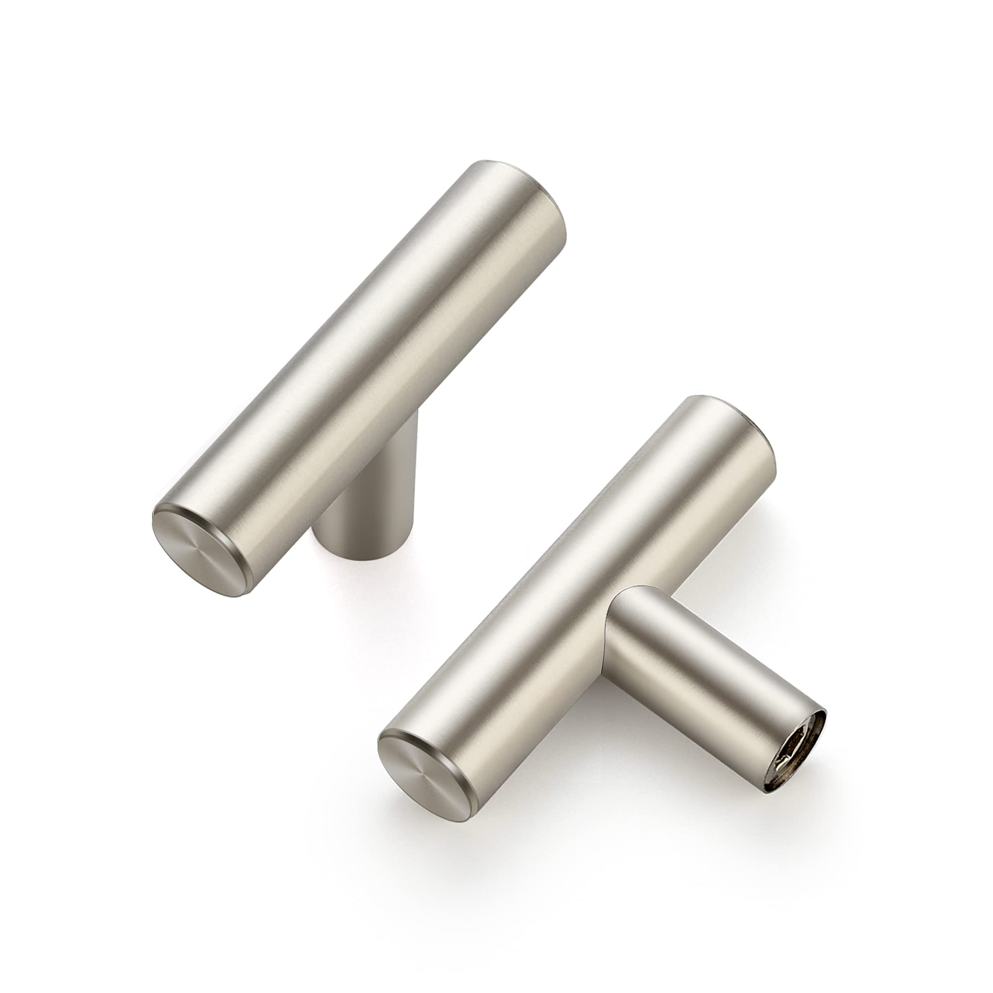 Ravinte 2 Inch Stainless Steel Cabinet Handles - 25 Pack Satin Nickel Kitchen Hardware for Drawers & Cabinets | Durable & Stylish Upgrade for Modern Kitchens, Bathrooms & Furniture