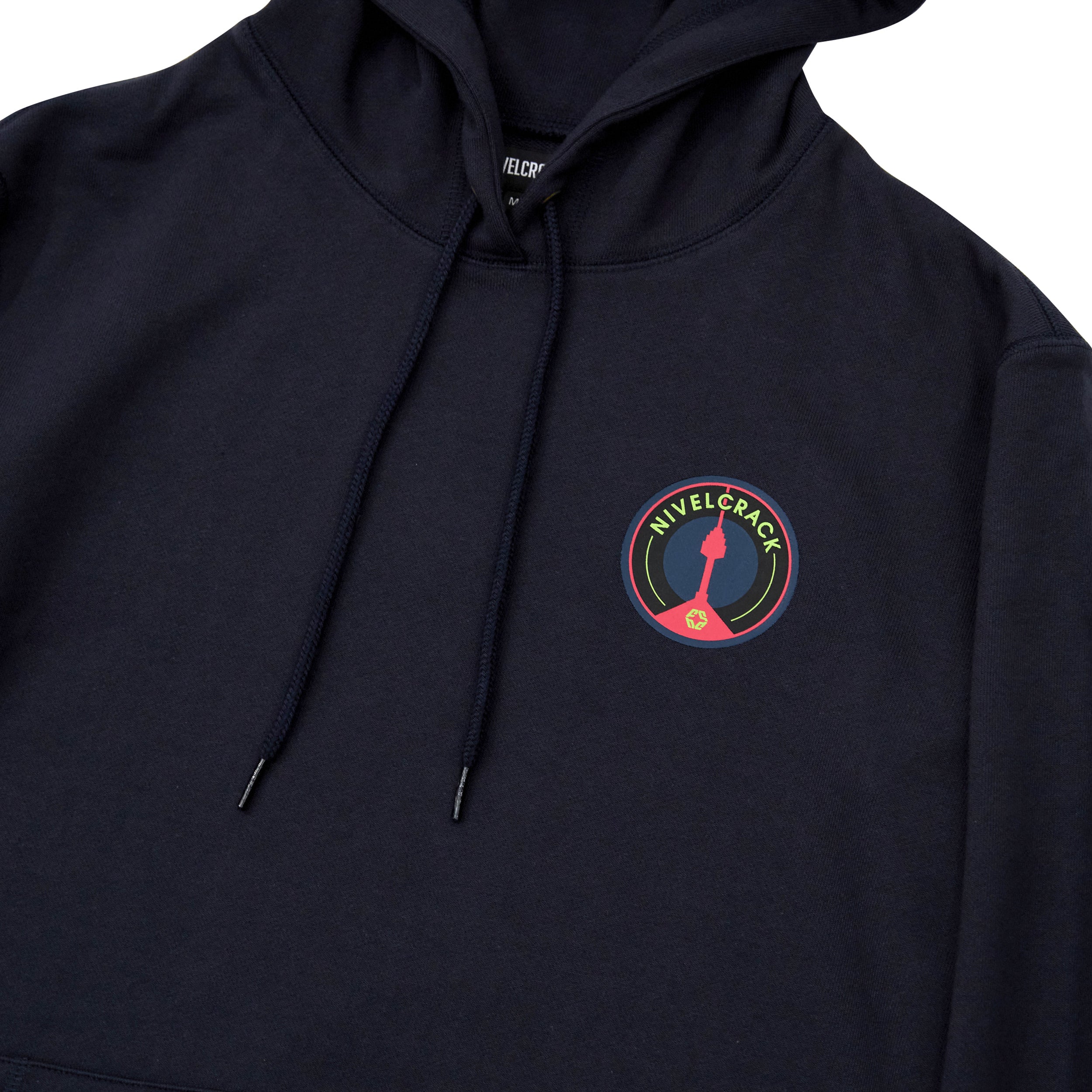Nivelcrack Seoul Crest Hoodie - Navy Blue Pullover for Men & Women | Comfortable Streetwear for Casual Outfits & Urban Fashion