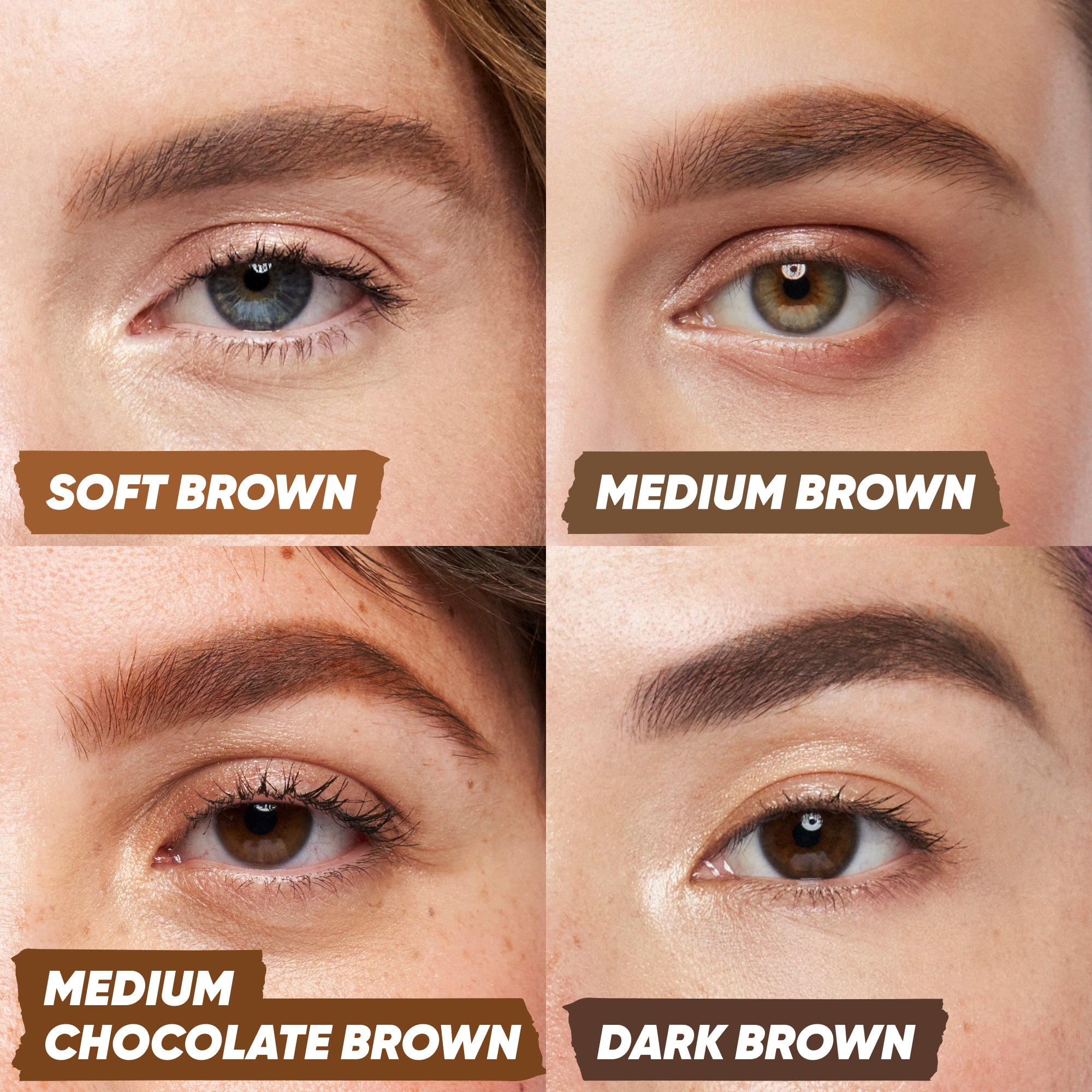 Brow Pop Dual Action Defining Pencil - Waterproof Eyebrow Pencil with Spoolie Brush for Natural Looking Brows - Perfect for Daily Makeup, Salon Use & On-The-Go Touch Ups
