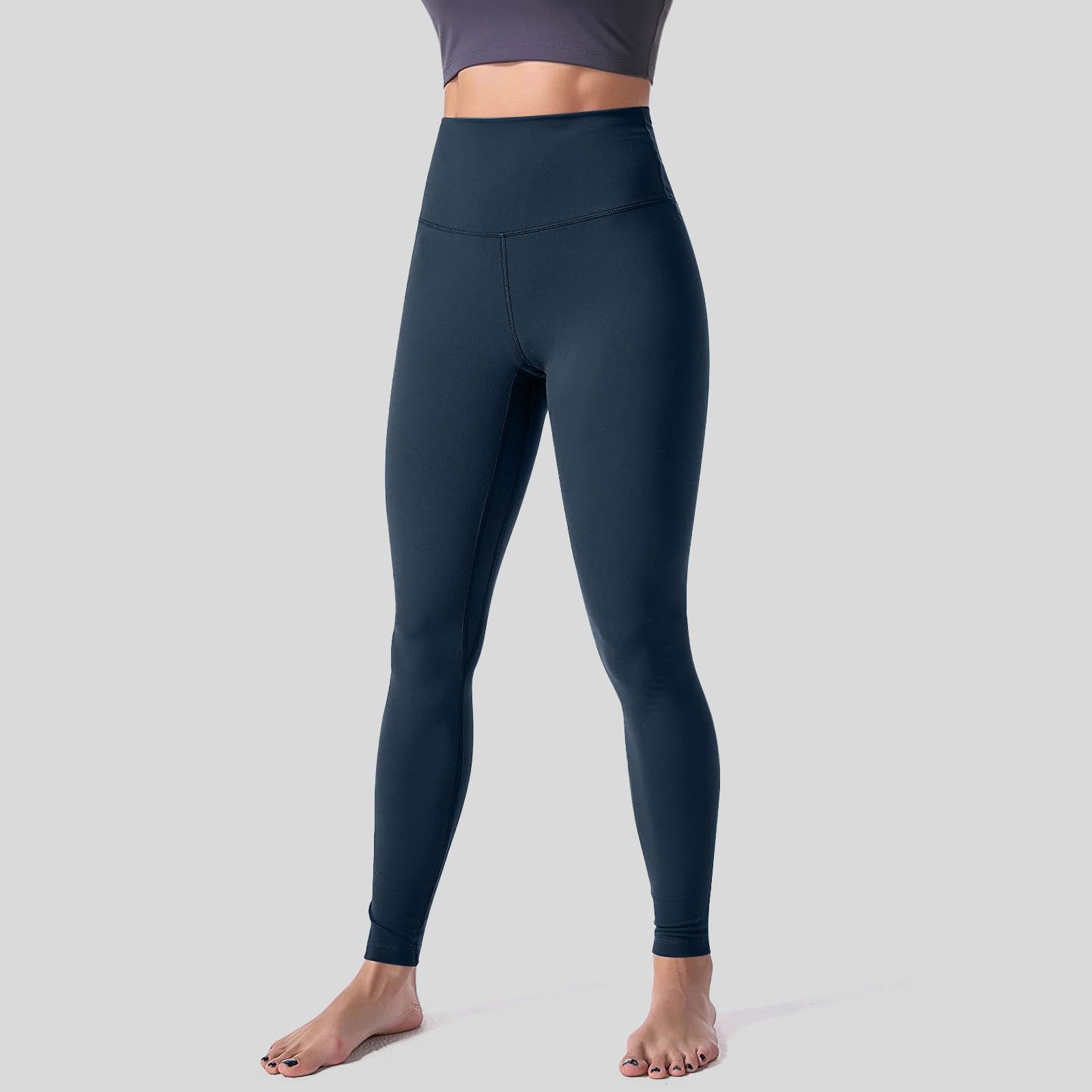 Sweetflex High Waisted Yoga Pants for Women - Tummy Control Compression Leggings - Comfy Workout & Lounge Wear for Yoga, Gym & Everyday Use