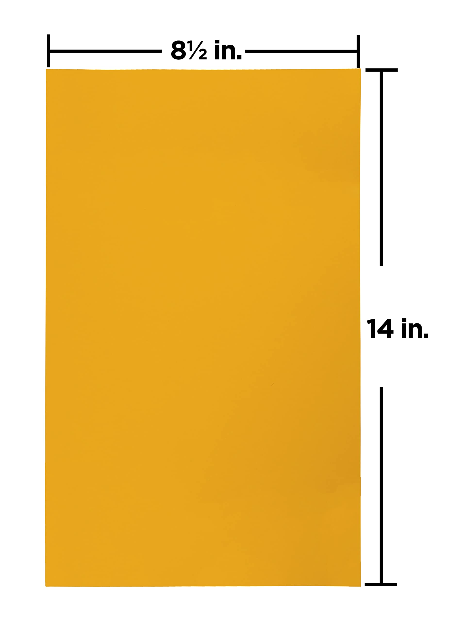 JAM PAPER Legal Matte 100lb Cardstock - 8.5 x 14 Coverstock - 216 GSM Heavyweight Paper - Sunflower Yellow - 250 Sheets/Pack - Perfect for Business Cards, Invitations, Flyers & Craft Projects