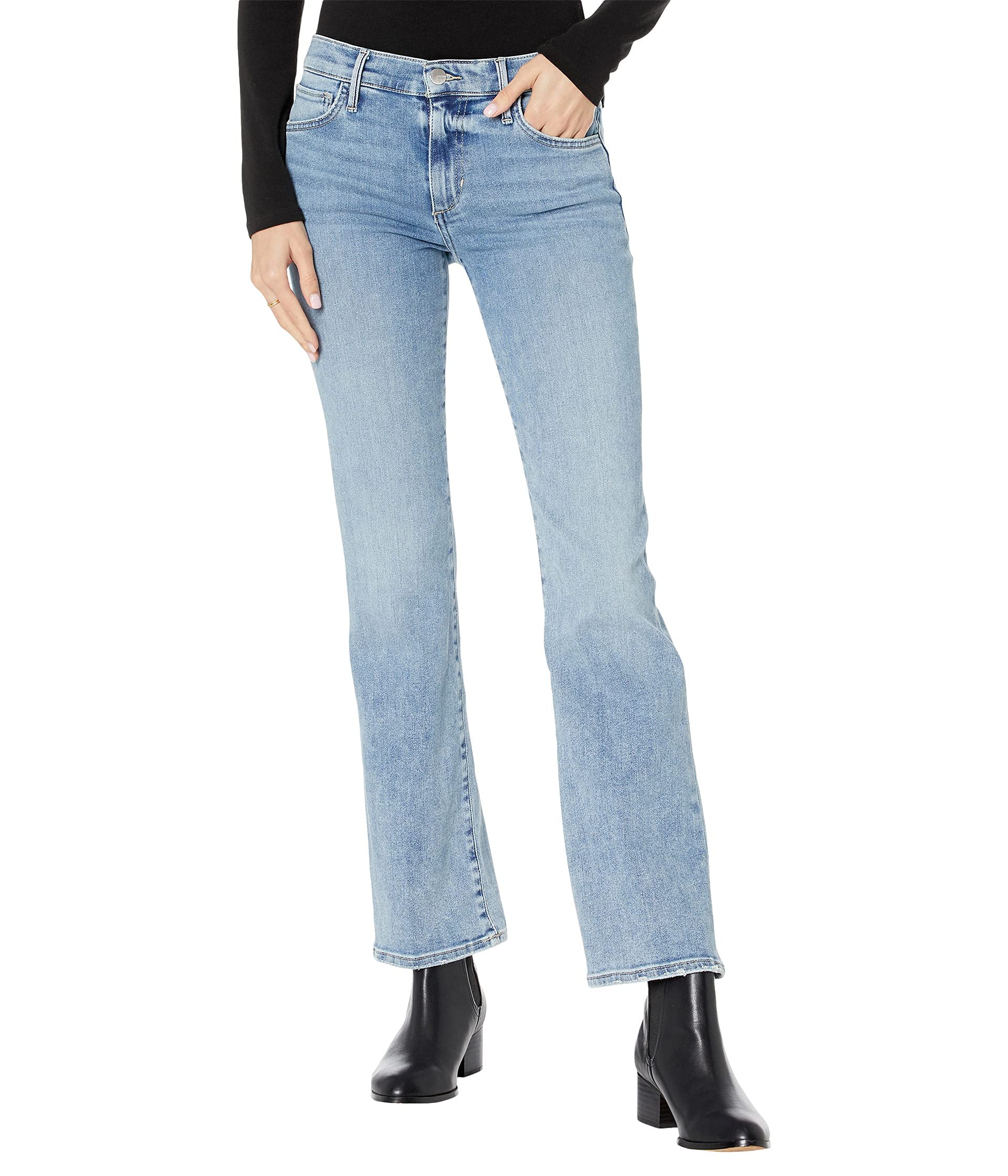 Joe's Jeans Women's Provocateur Midrise Petite Bootcut Jean - Slim Fit Denim Pants for Petite Women | Perfect for Work, Casual Outings & Night Out