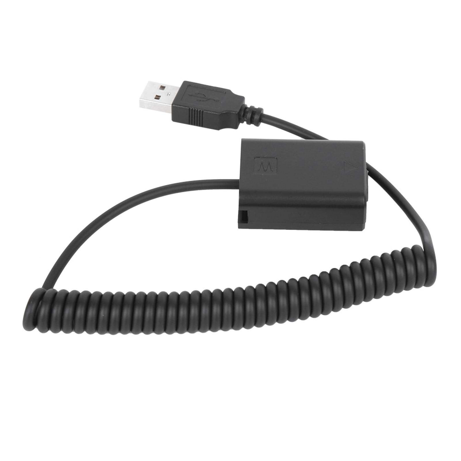 Universal Dummy Battery with Spring Wire - Durable Power Adapter for DSLR Cameras, Camcorders, and Video Equipment | Perfect for Studio, Outdoor, and Travel Photography