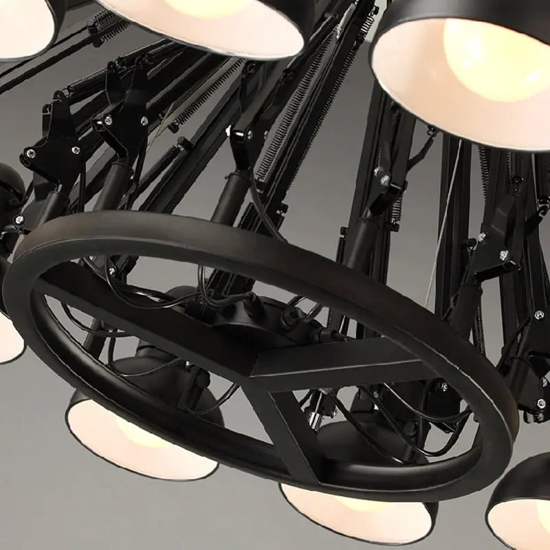 Elegant Black Chandeliers for Dining Room - Modern Crystal Ceiling Light Fixture - Perfect for Home Decor, Wedding Venues & Restaurant Lighting