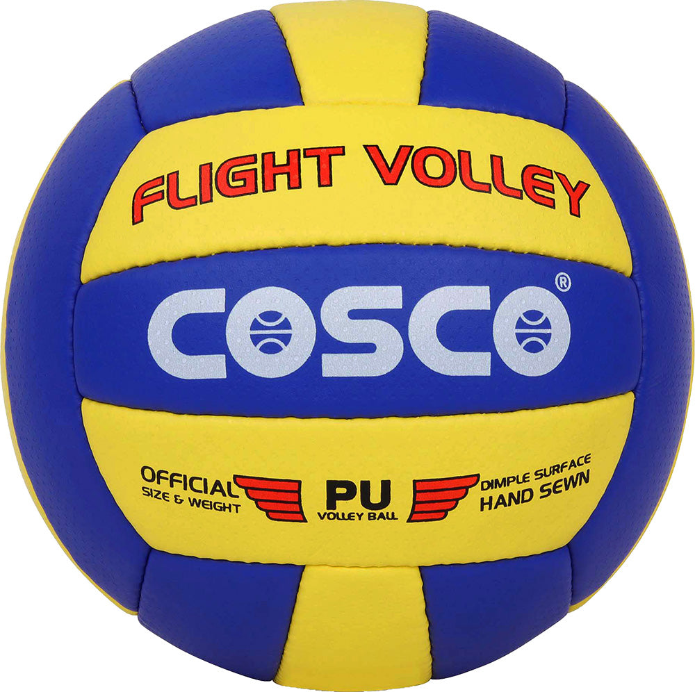 Cosco Flight Volley Volleyball - Official Size & Weight for Indoor & Outdoor Games - Perfect for Beach, Court, and Backyard Play